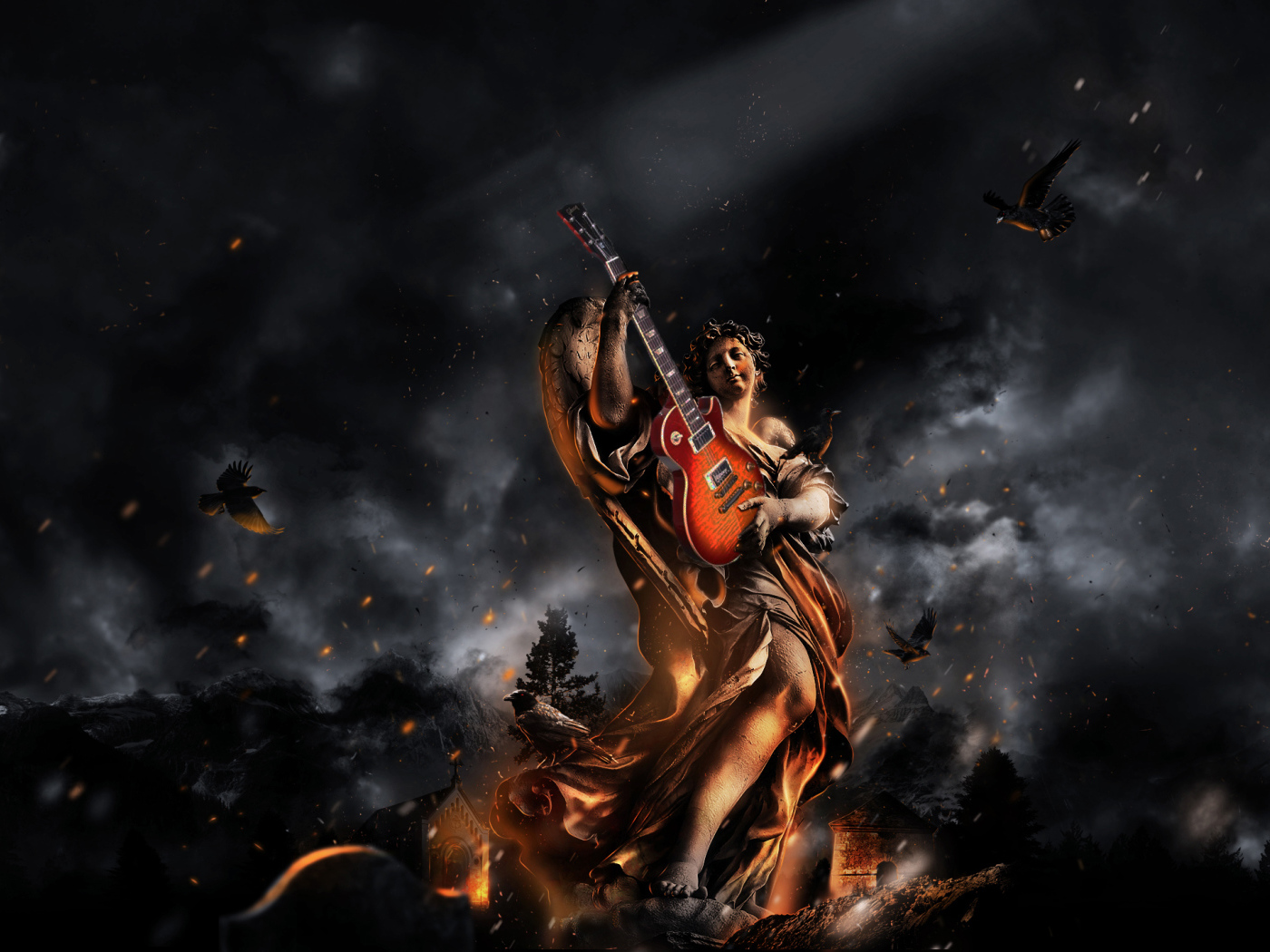 Муза с гитарой