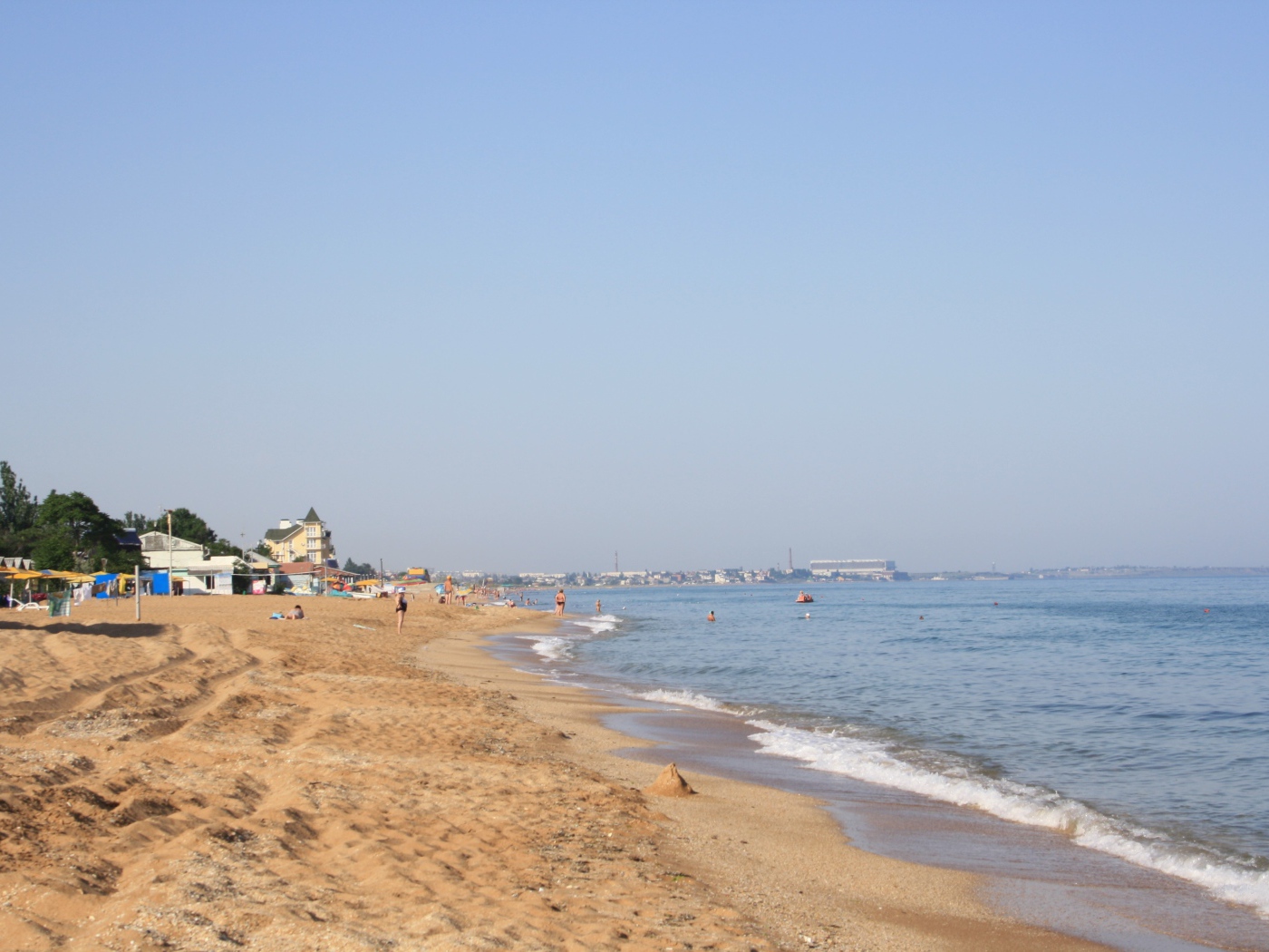 Золотой пляж на Азовском море