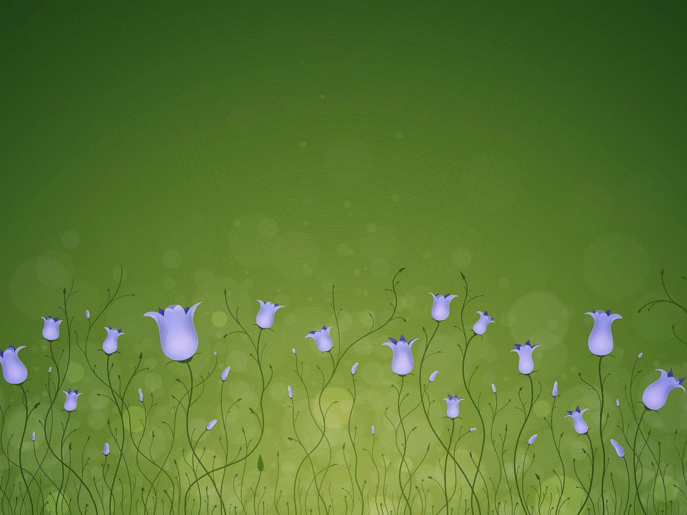 Красивый рисунок цветы колокольчики