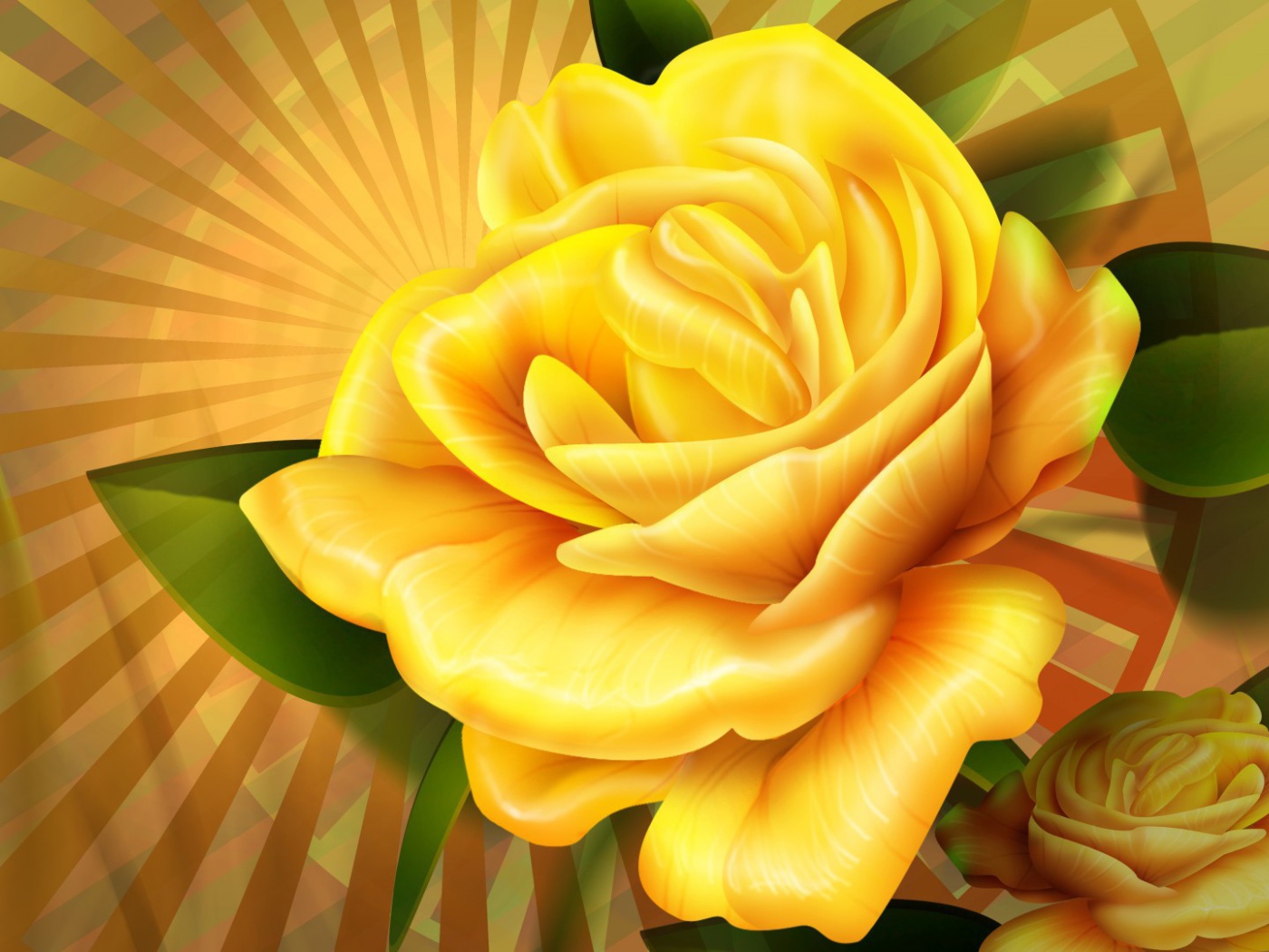 Желтые розы