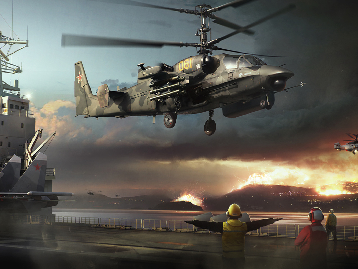 Российский боевой вертолет