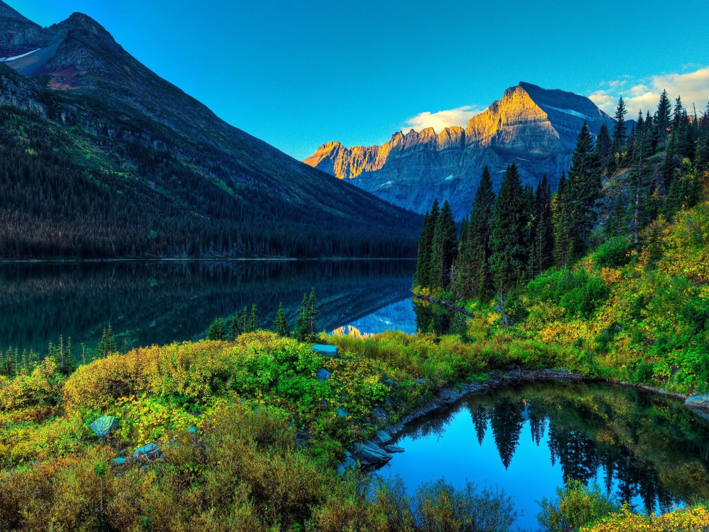 Озеро в горах