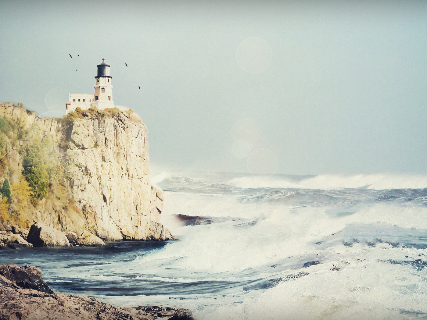 Красивый маяк