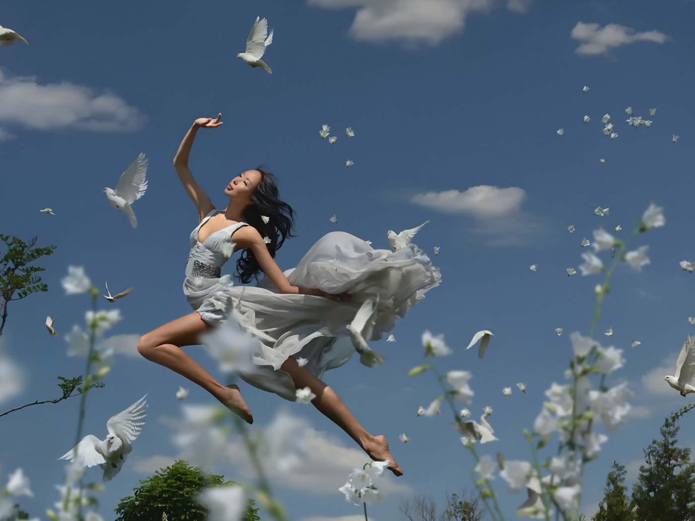 Полет с птицами