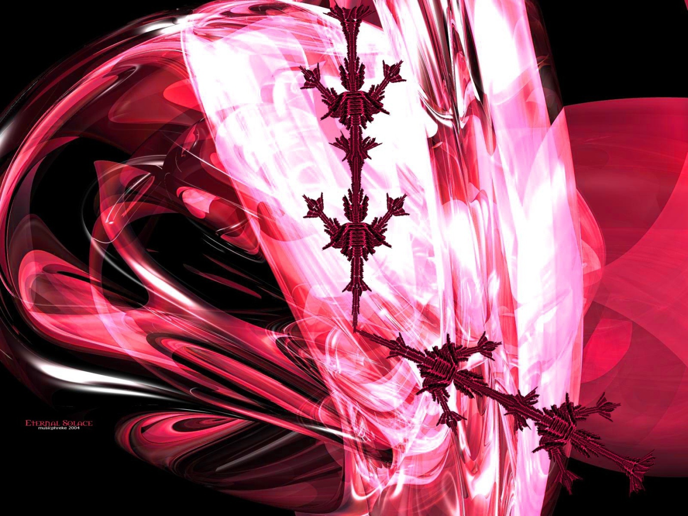 Розовая абстракция