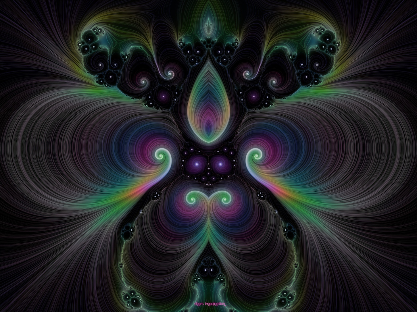 Симметричный абстрактный рисунок