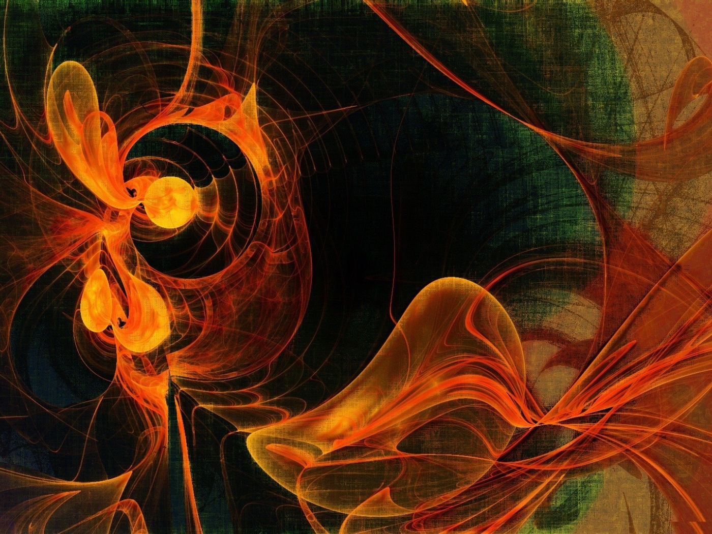 Оранжевая абстракция