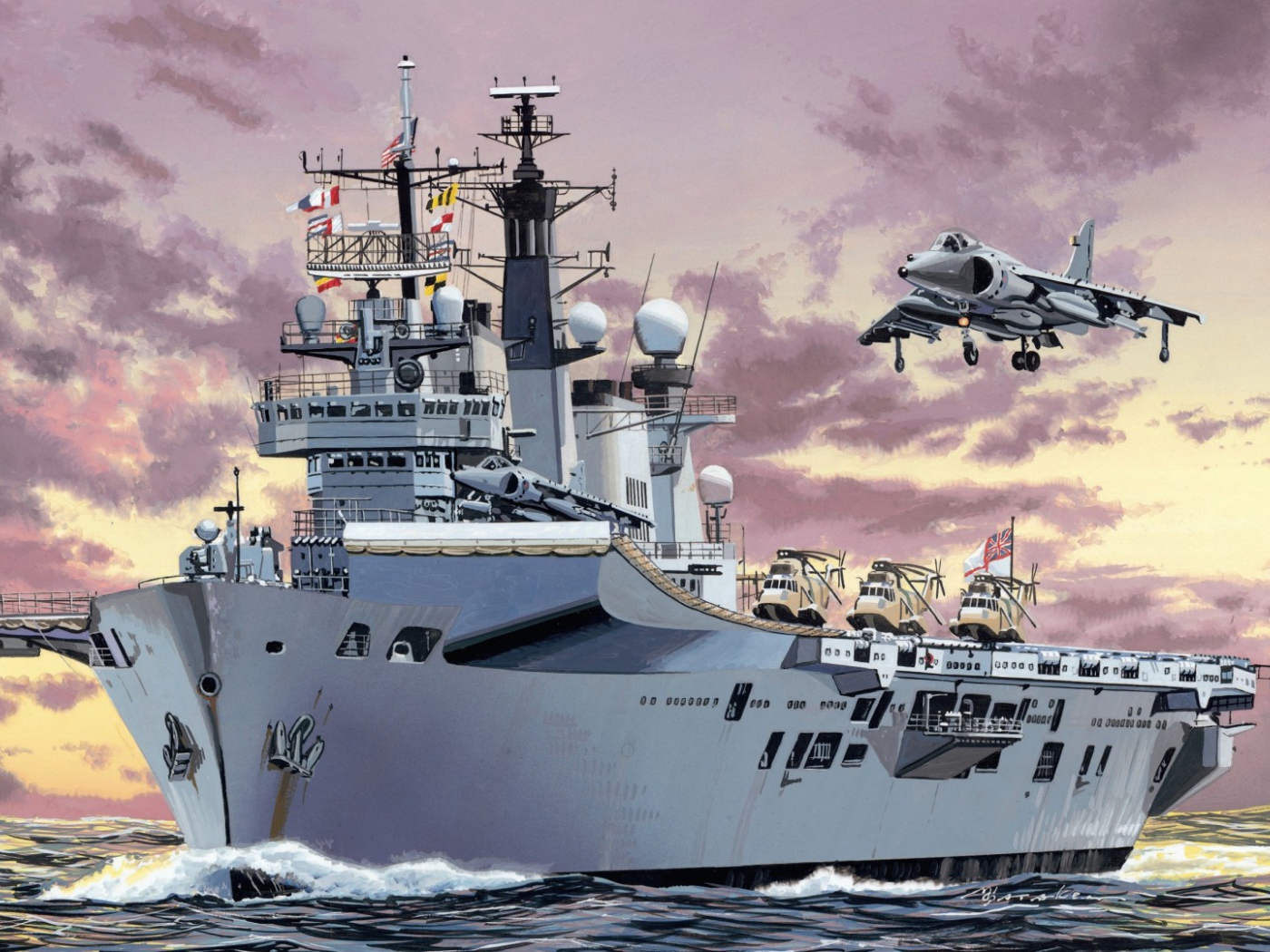 Британский авианосец