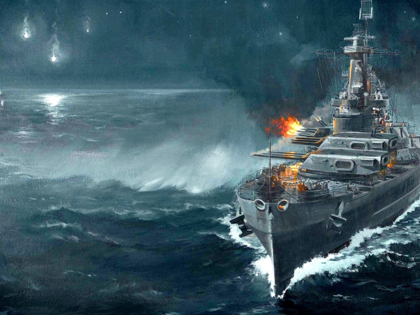 Ночной морской бой