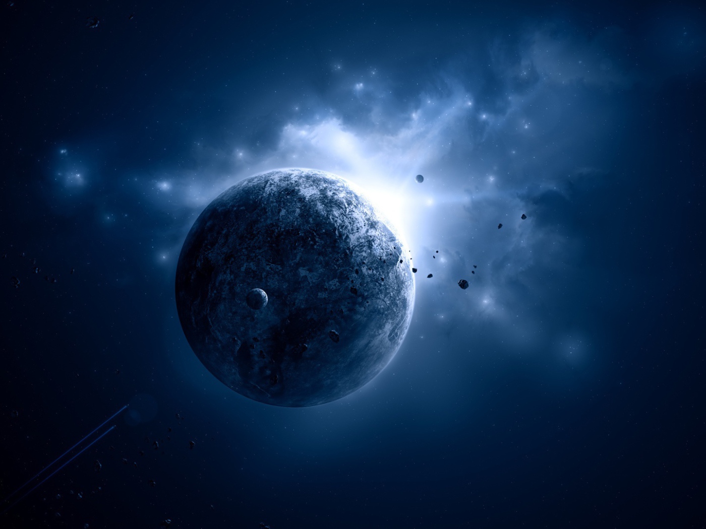 Вид на планету