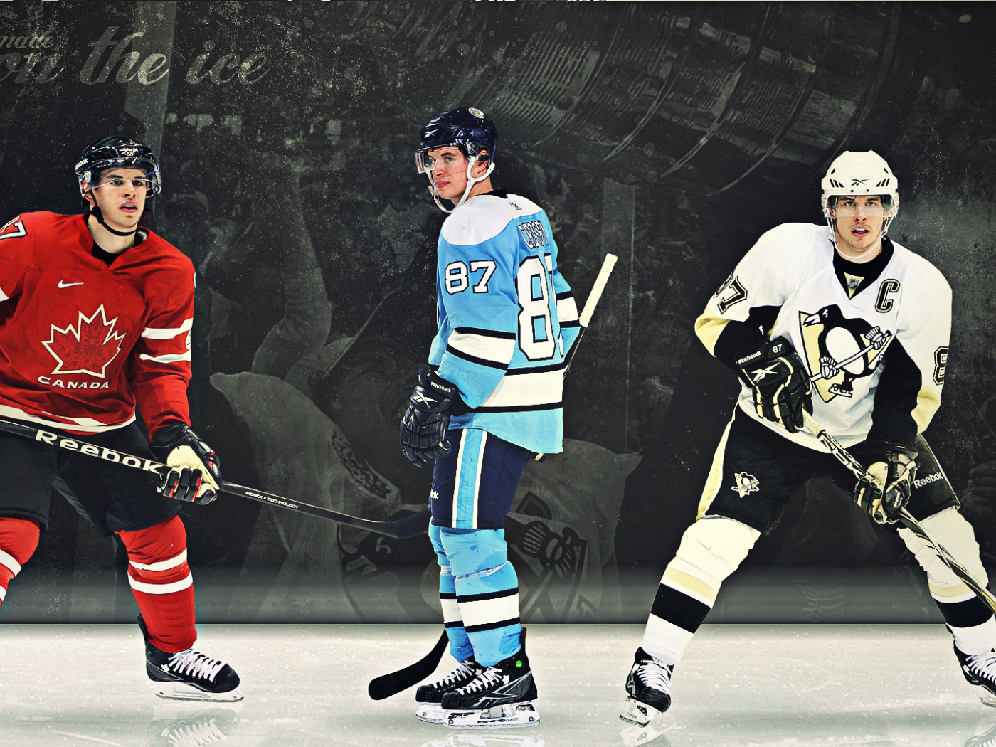 Хоккеист Питтсбурга Сидни Кросби в разных униформах