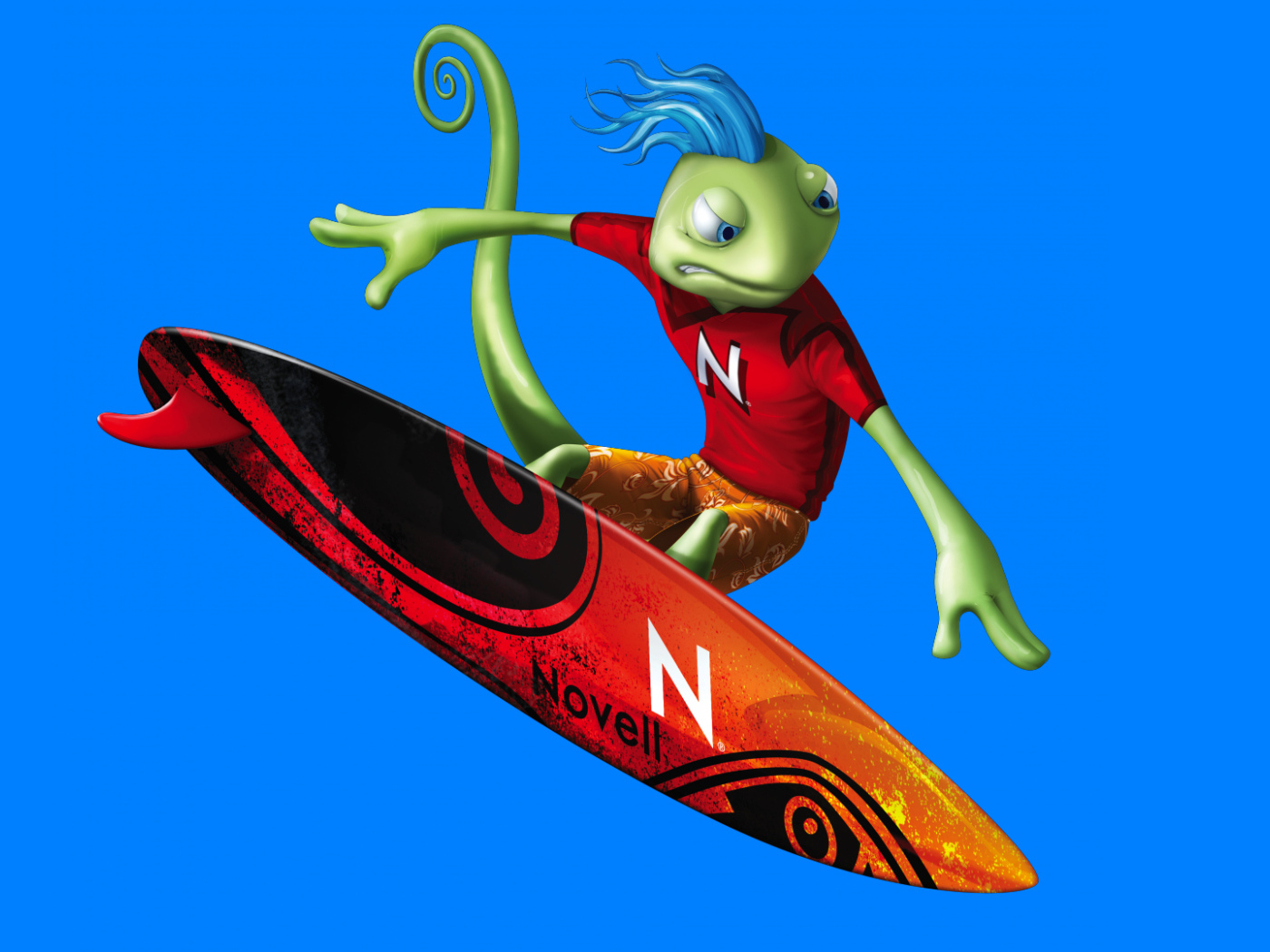 Ящерица серфер