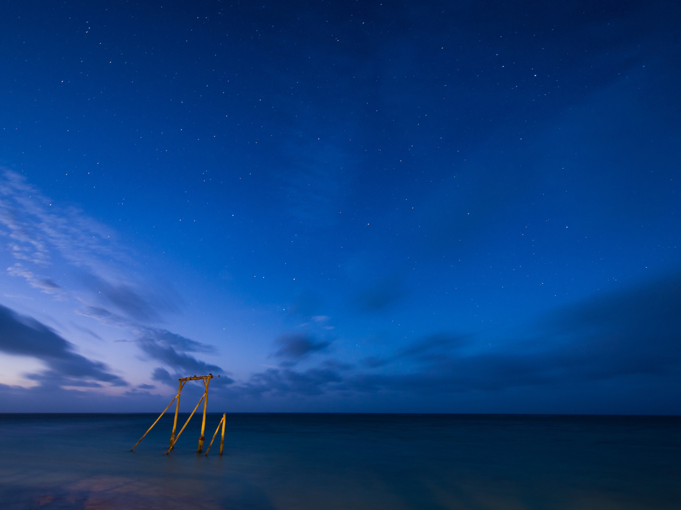 Звёздная ночь на берегу Австралии