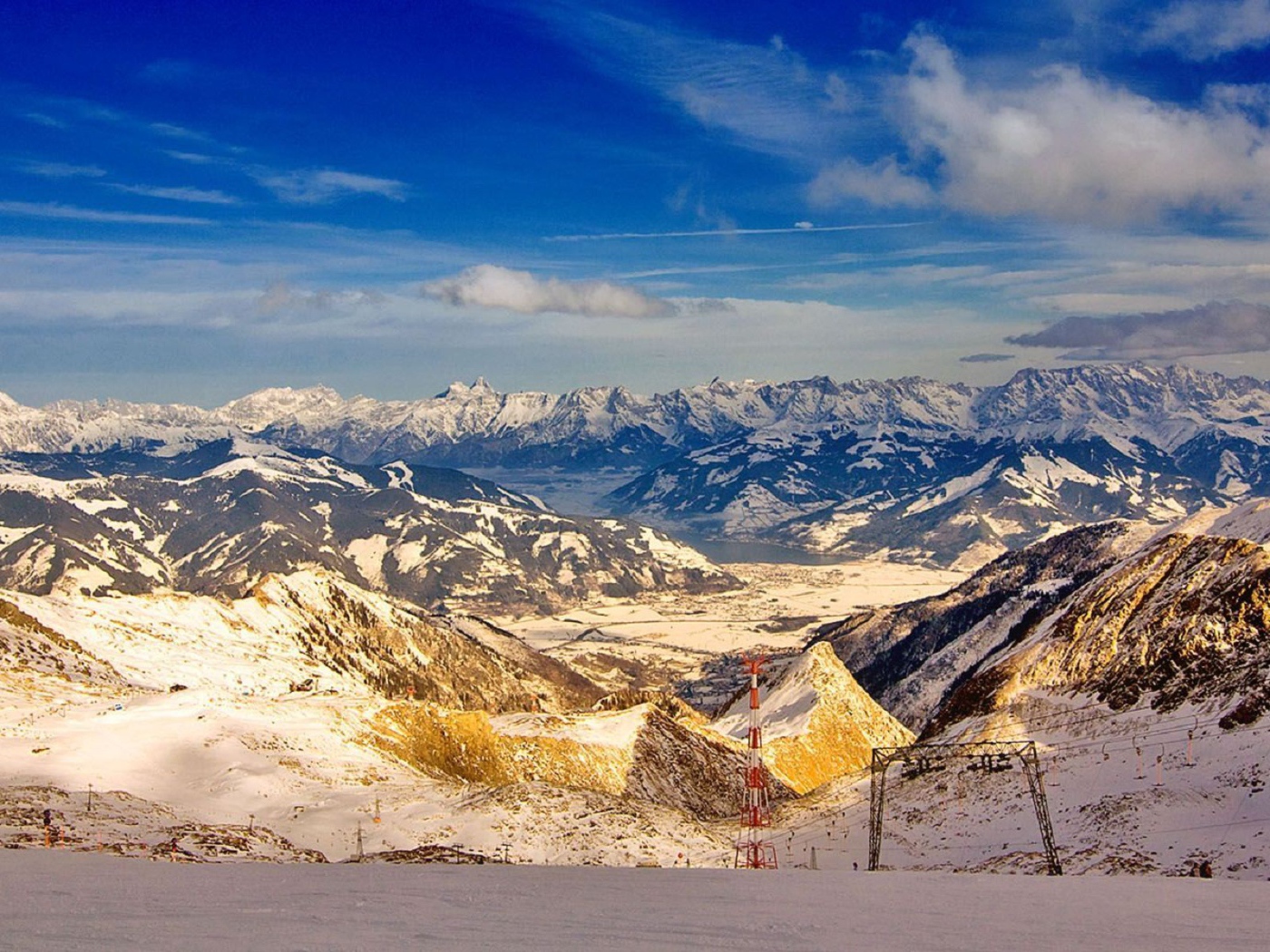 Альпы на курорте Цель-ам-Зее, Австрия