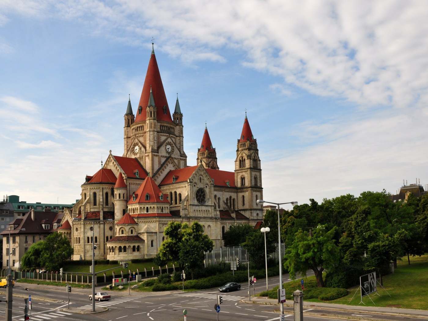 Собор в городе Вена, Австрия
