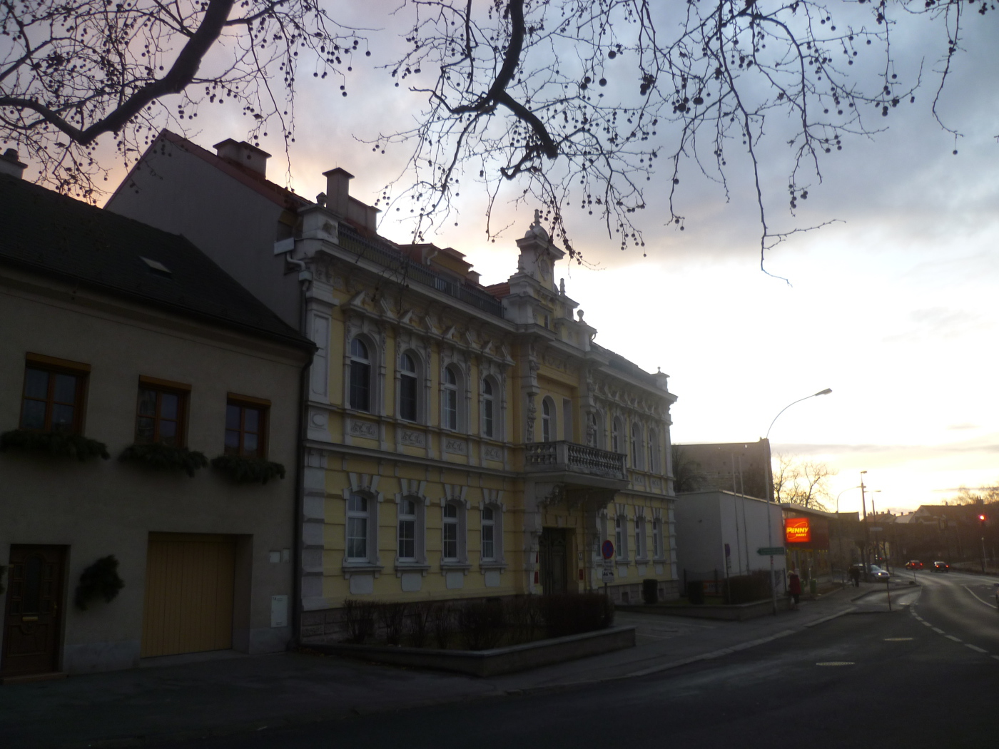 Старинное здание в городе Гайнберг, Австрия