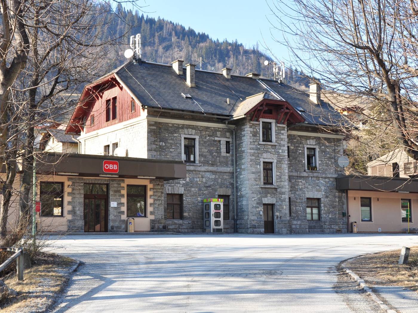 Старинное здание на курорте Бад Хофгастайн, Австрия