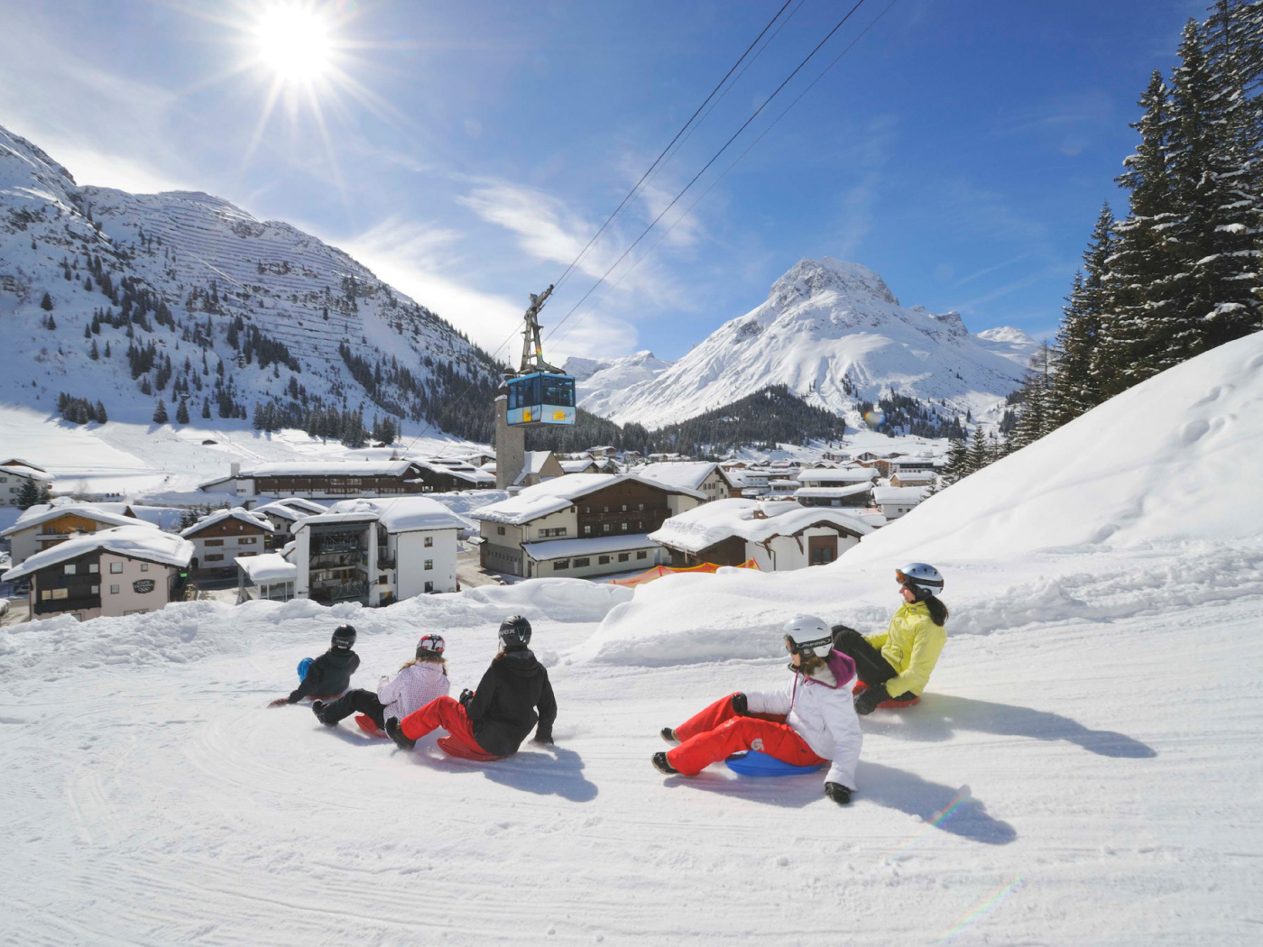 Зимний отдых на горнолыжном курорте Лех, Австрия