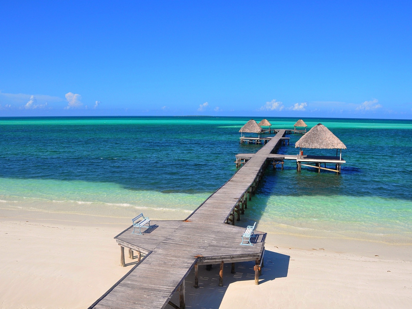 Причал на курорте Кайо Гильермо, Куба