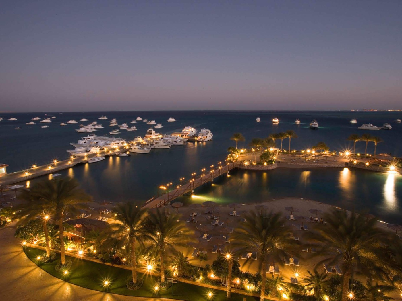 Порт на курорте Хургада, Египет