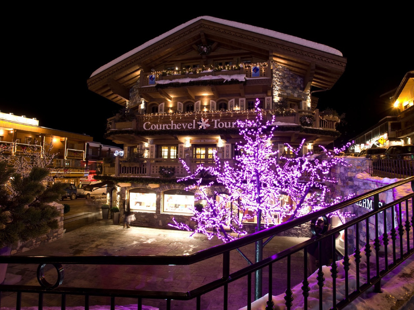 Рождество на горнолыжном курорте Куршевель, Франция