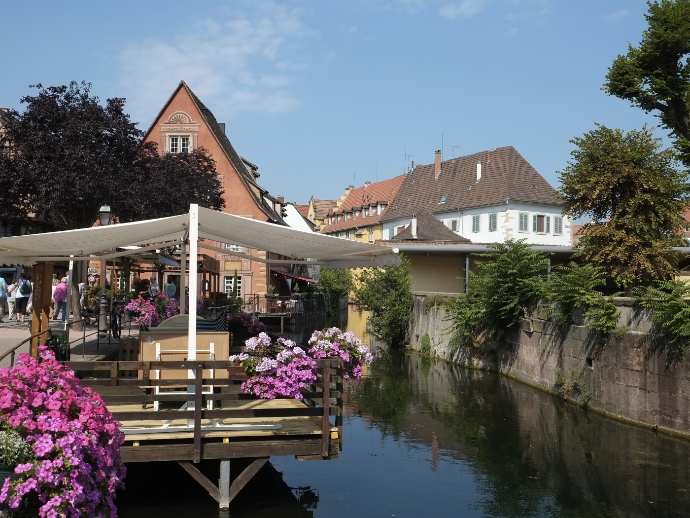 Набережная в Эльзасе, Франция