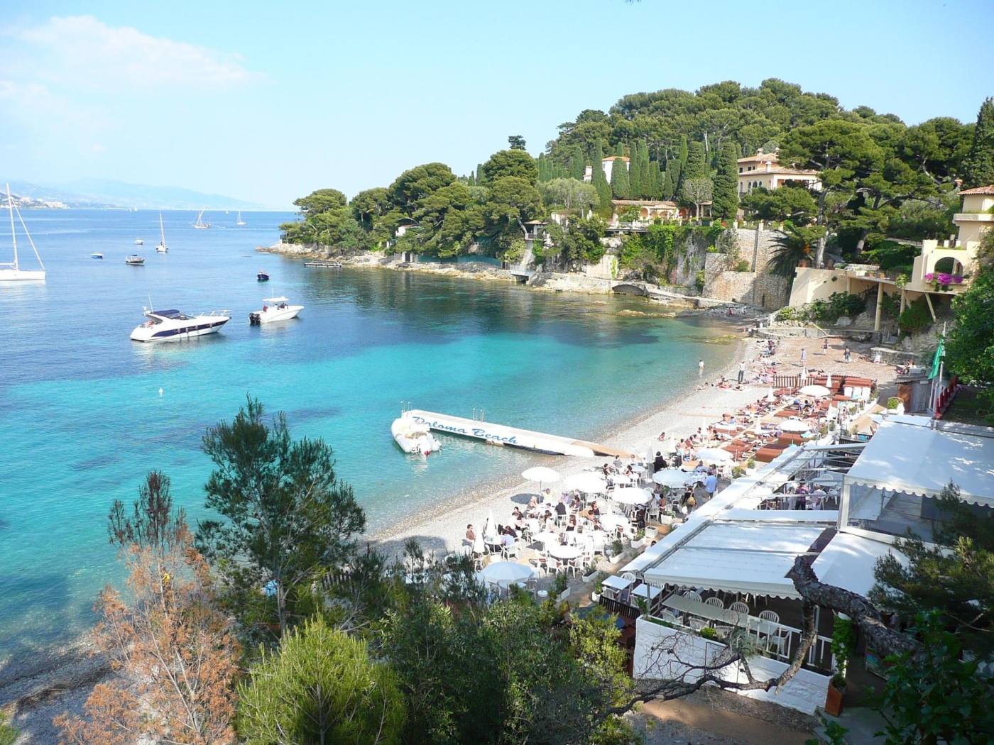 Причал на курорте Сен-Жан-Кап-Ферра, Франция