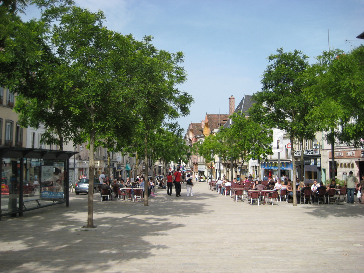 Улица в провинции Шампань, Франция