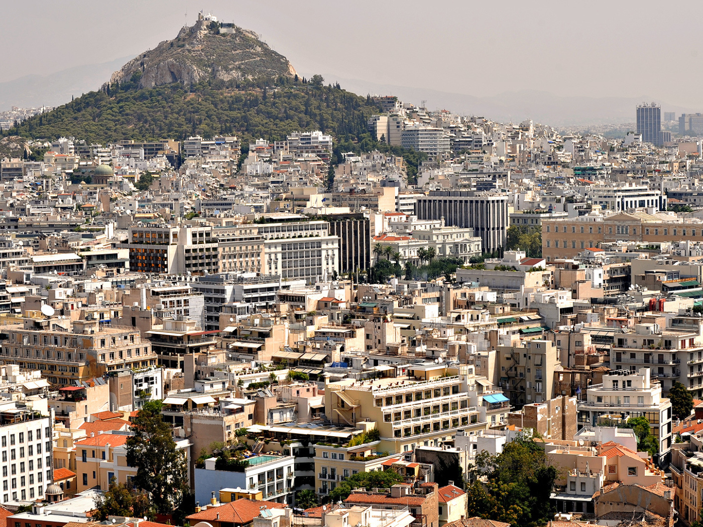 Гора в Афинах