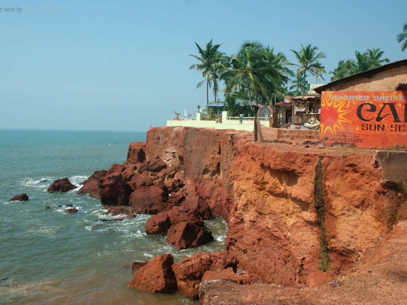 Красивый вид на Анджуну