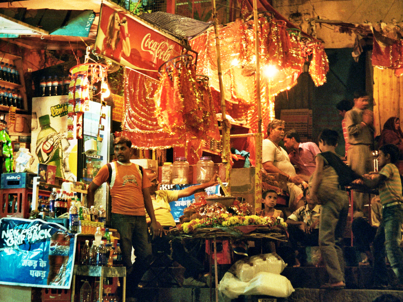 Ночной рынок в Варанаси