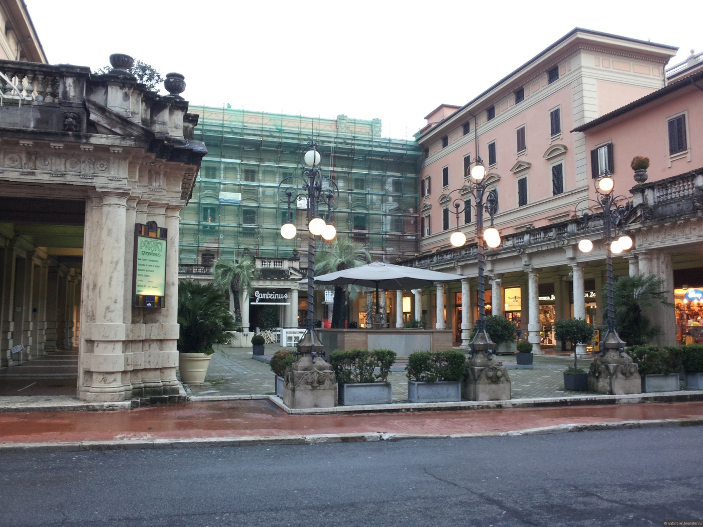 Гостиница на курорте в Монтекатини Терме, Италия