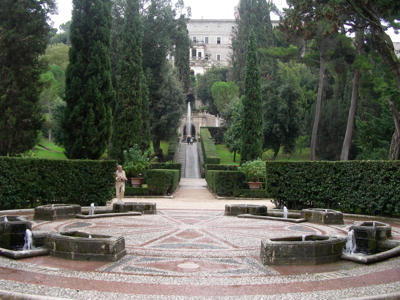 Парк в Тиволи, Италия