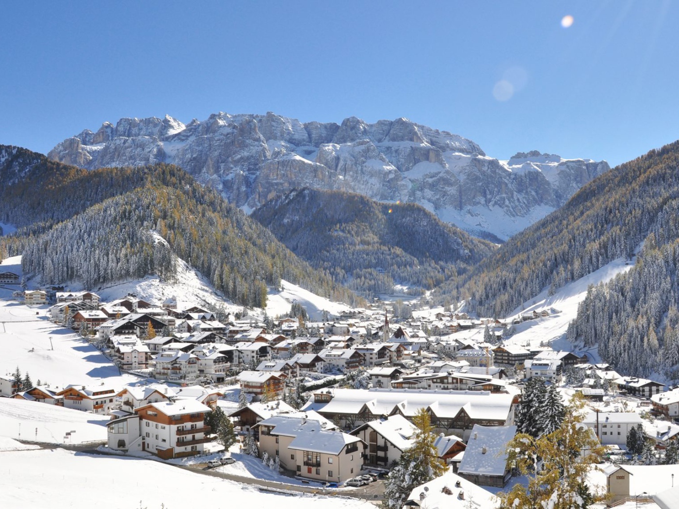 Горнолыжный курорт Валь Гардена, Италия