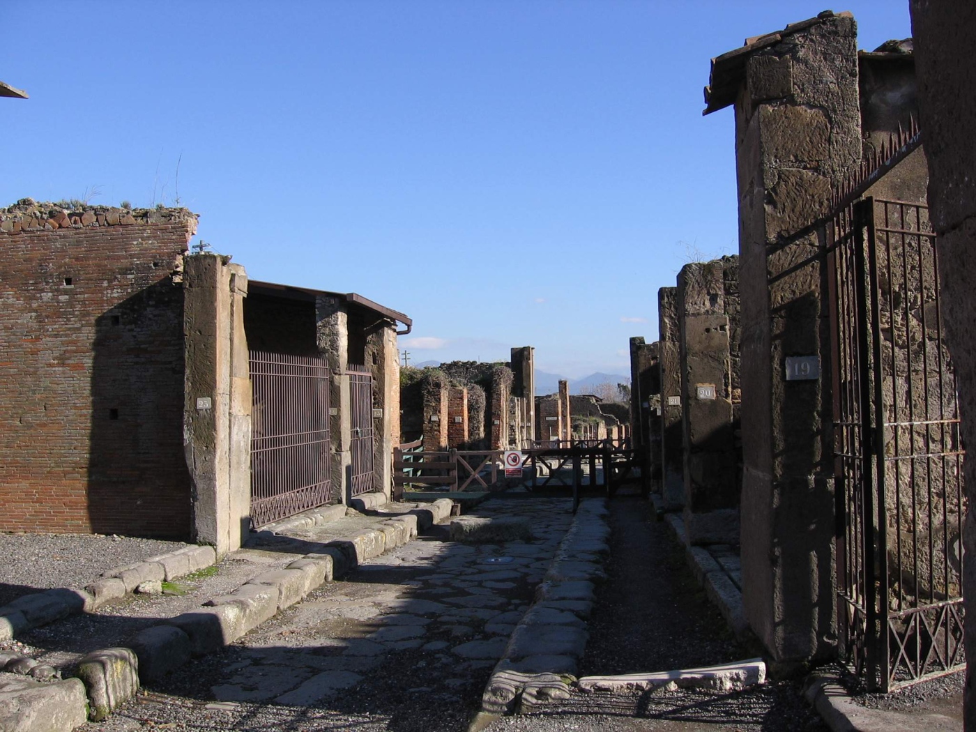 Дворы в Помпеях, Италия