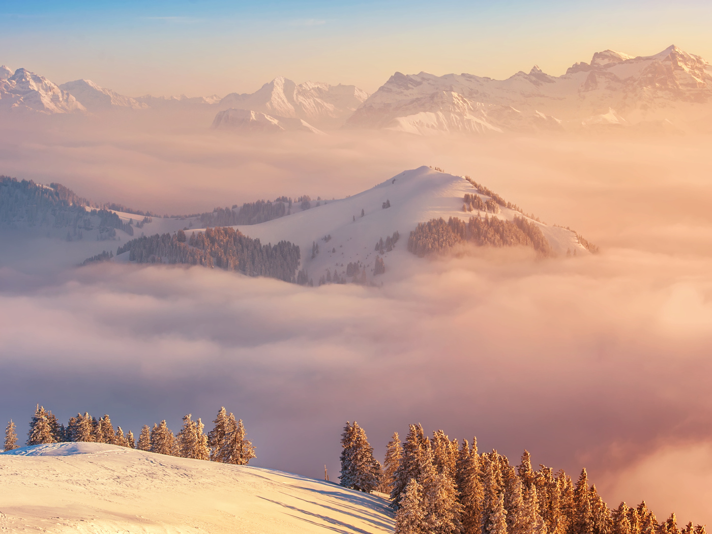 Гора Риги, Швейцария