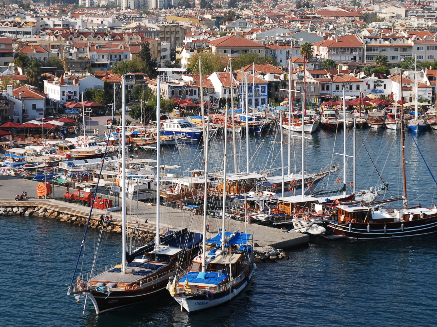 Гавань в Мармарис, Турция