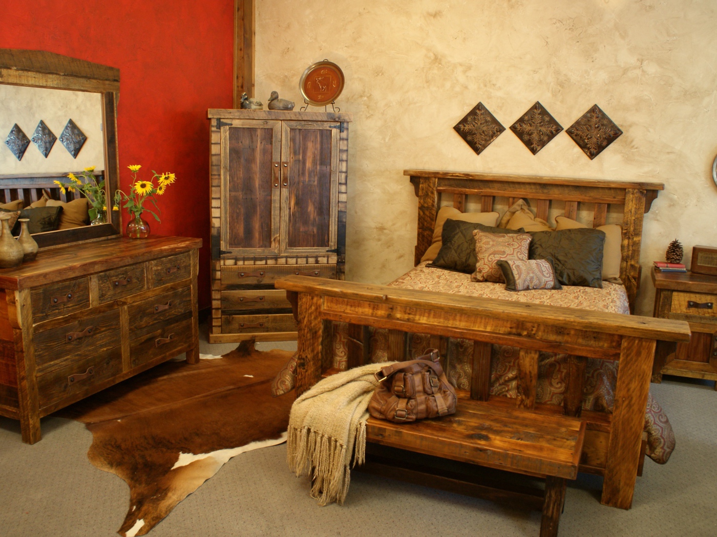 Старинная мебель в спальне