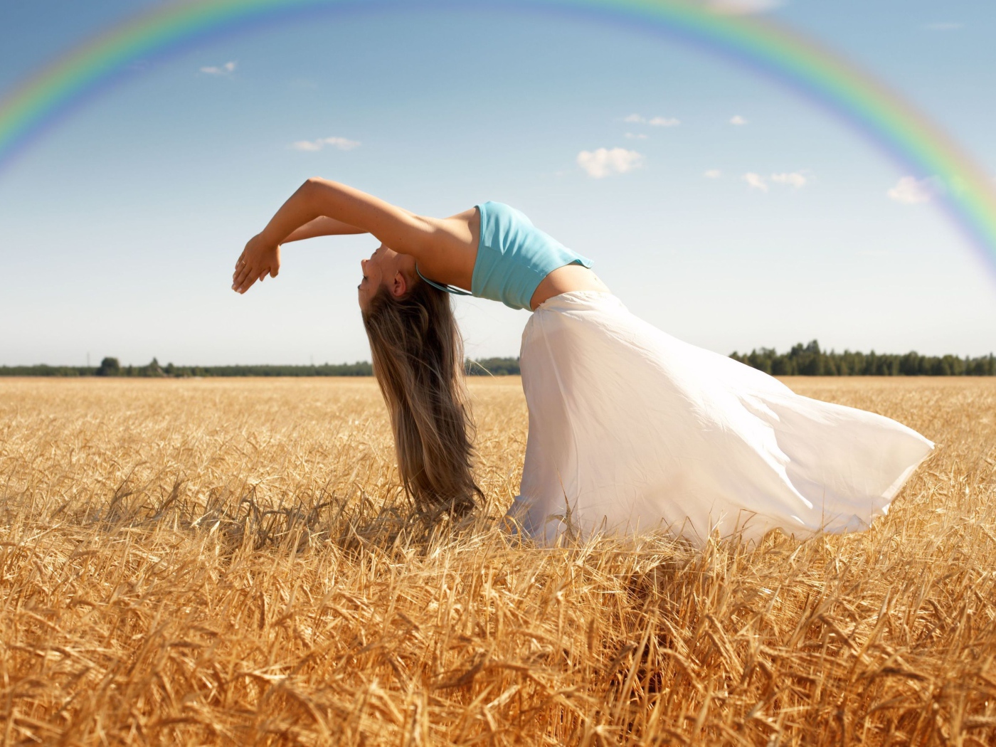 Балерина в поле