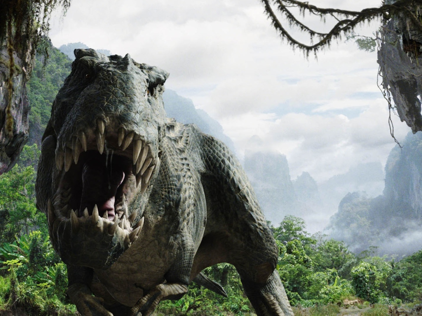 Динозавр в горах