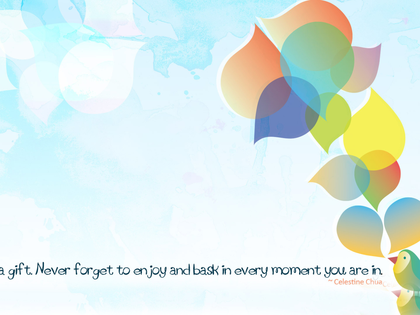 Наслаждайся каждым моментом жизни