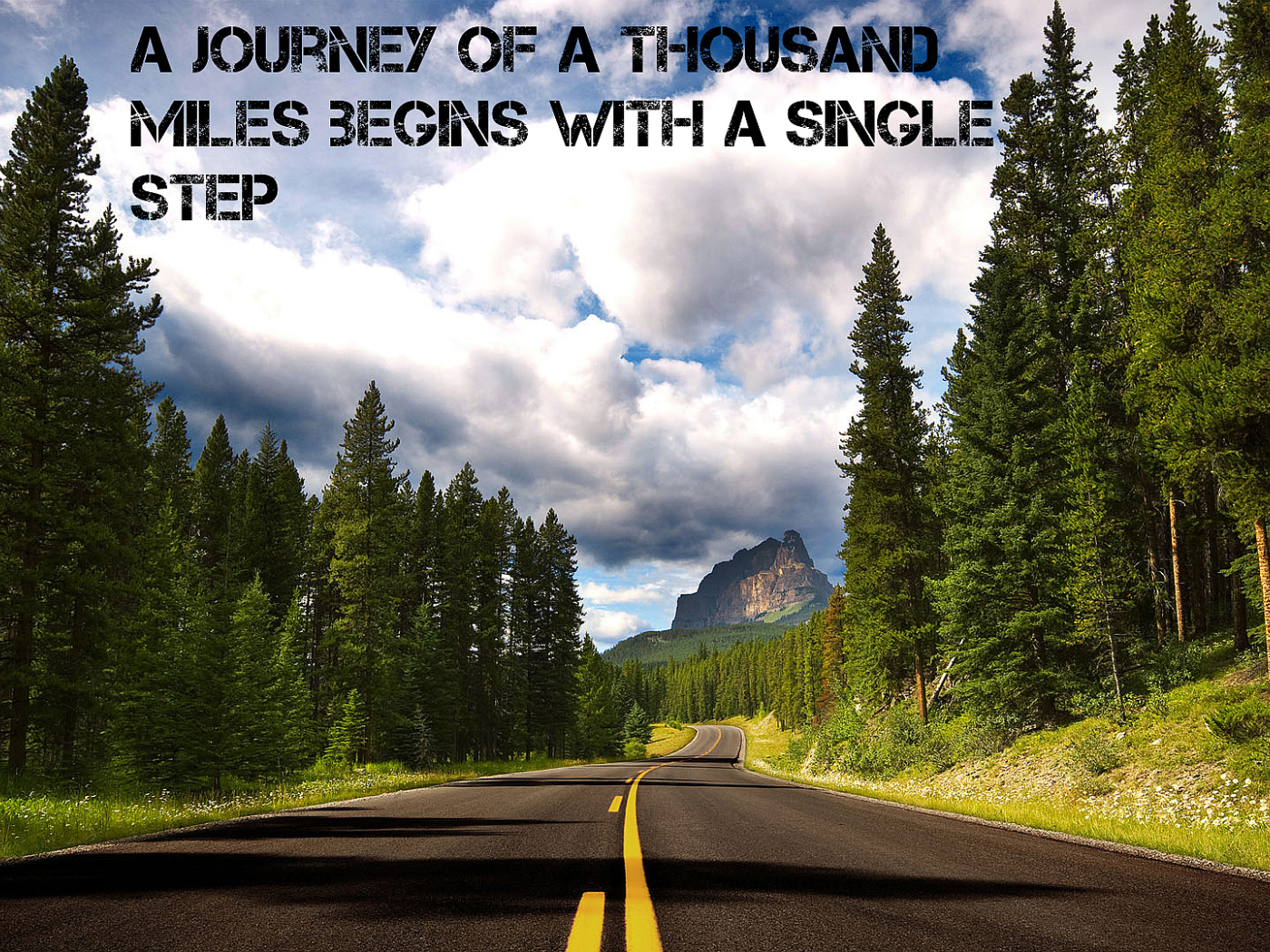 Путь в тысячу миль начинается с одного шага