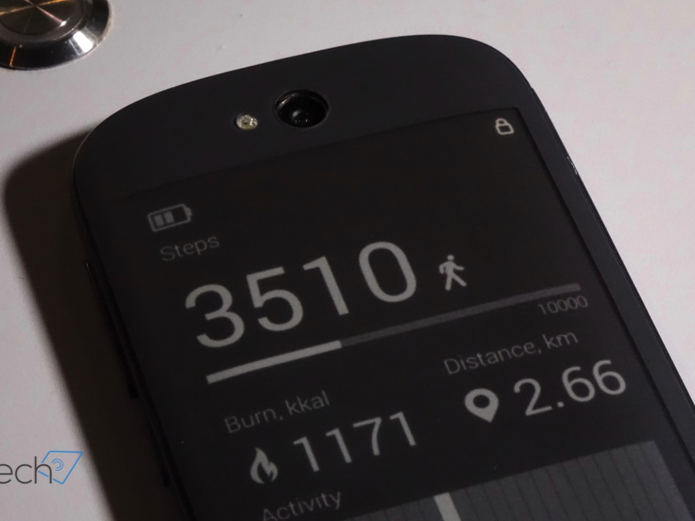 Измерение пройденного пути в YotaPhone 2