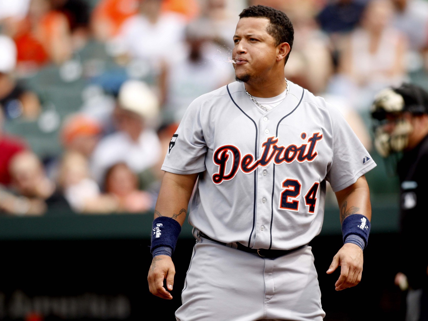 Мигуэль Кабрера из бейсбольной команды Детройта