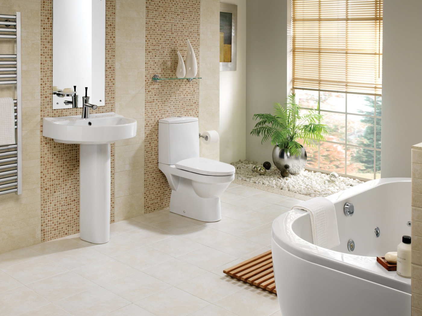 Современное оформление ванной