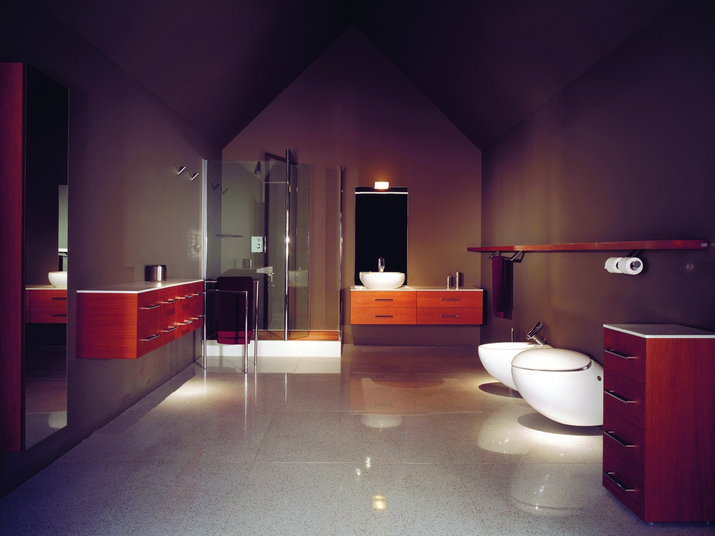 Романтическая атмосфера в ванной