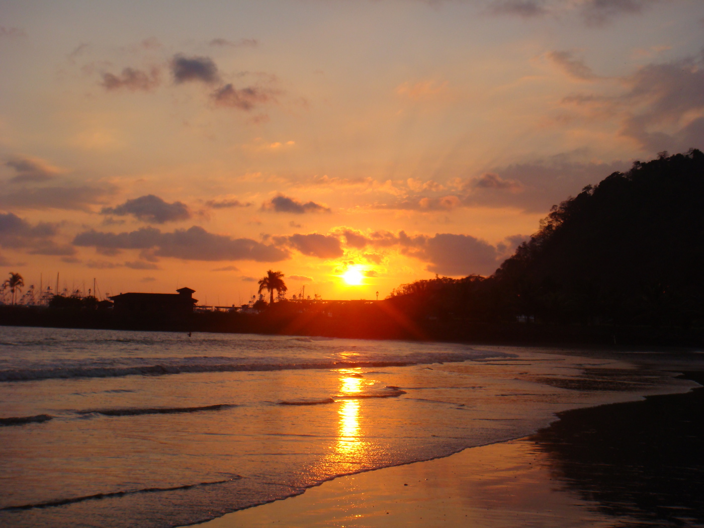 Закат на Коста-Рика