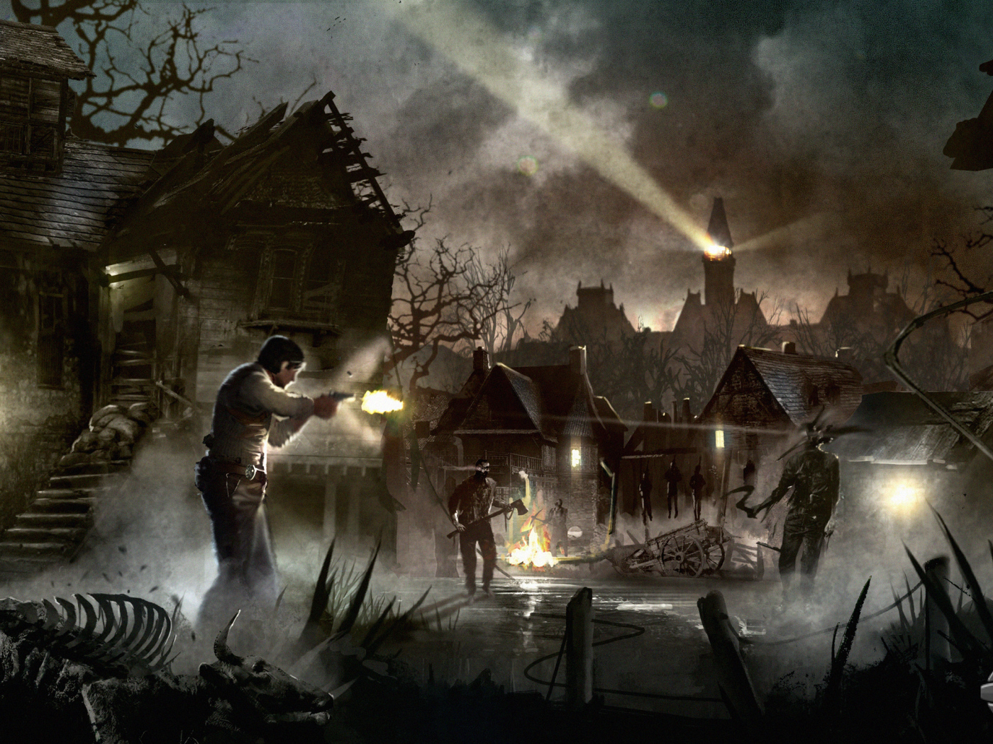 Сражение в игре The evil within