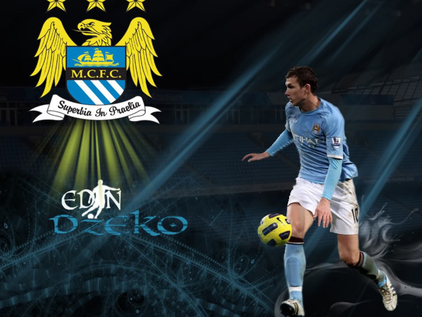 Возлюбленная футбольная команда Манчестер Сити