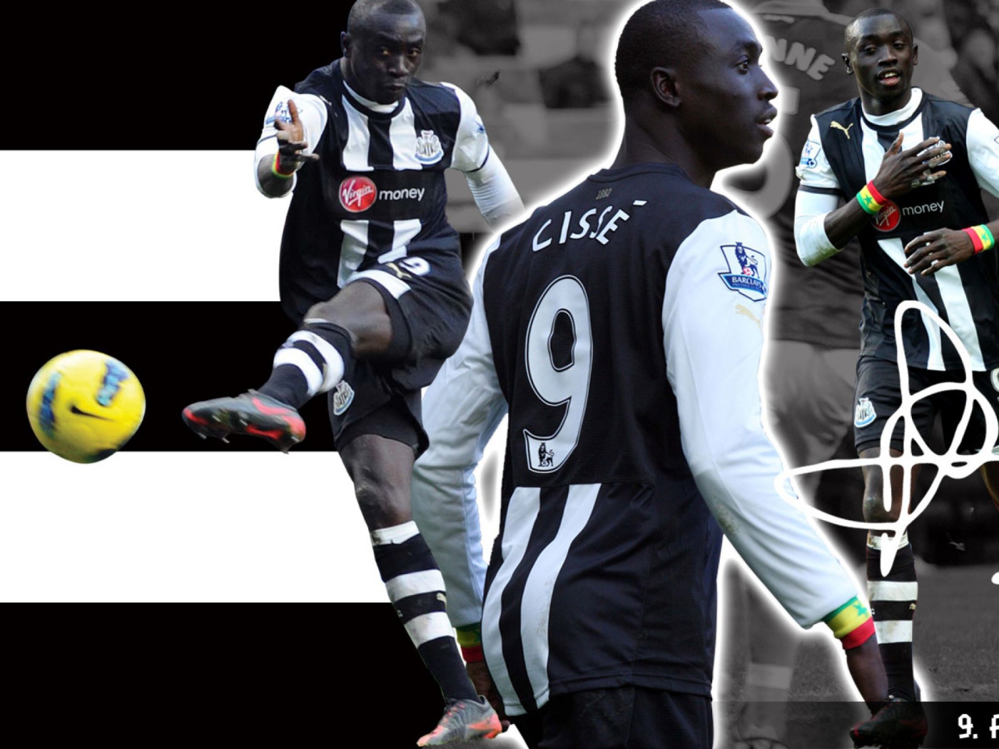 Популярная футбольная команда Англии Ньюкасл Юнайтед